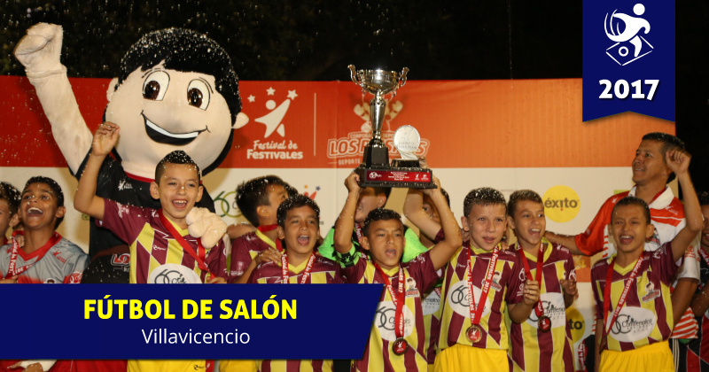 Villavicencio Campeón Festival Fútbol de Salón 2017