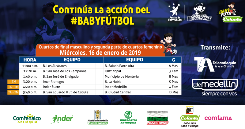 Las mejores jugadas del Babyfútbol Colanta por Teleantioquia y Telemedellín
